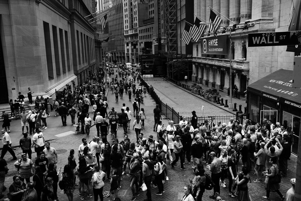 New York Stock exchange by Spencer Pratt, Getty Images